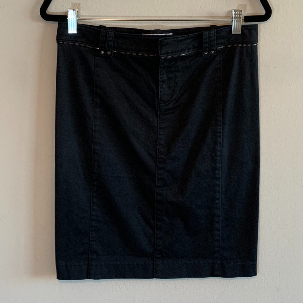 Armani Exchange Black Pencil Skirt